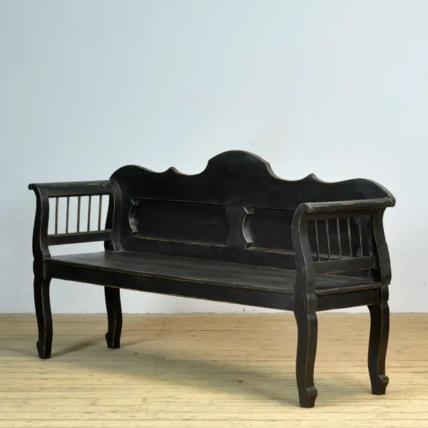 Illustration numéro 2 du produit Banc en pin ancien, années 1900