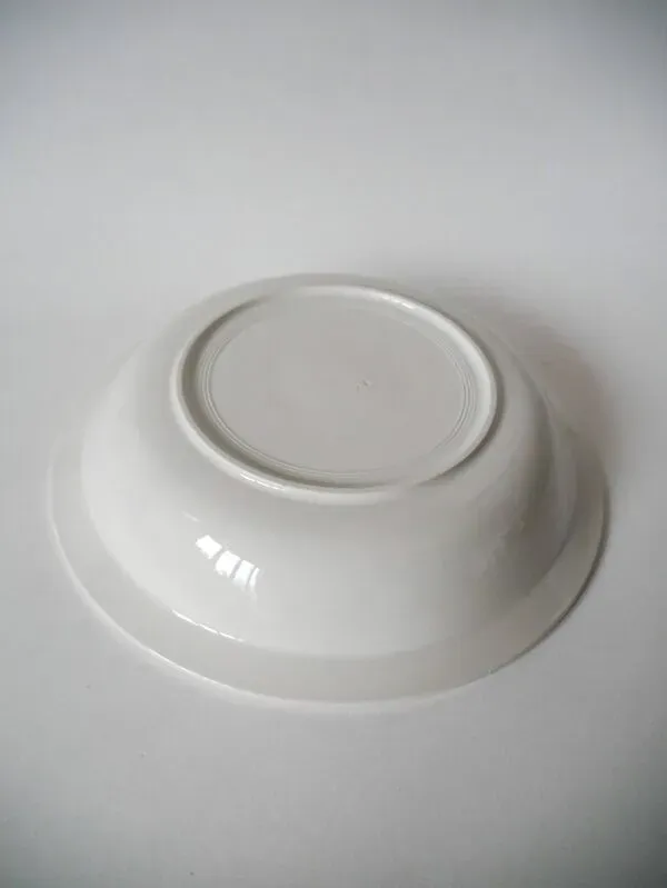 Illustration numéro 2 du produit Plat creux digoin sarreguemines rose et vert 1940