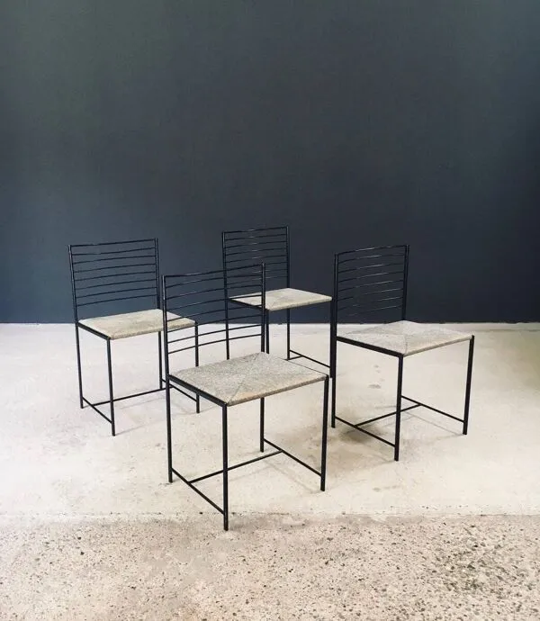 Illustration numéro 2 du produit Postmodern Alice Dining Chairs from Cidue, Italy 1980s, Set of 4