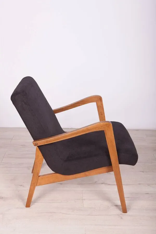 Illustration numéro 2 du produit Fauteuils en hêtre type 300-138 de l'usine de meubles Bystrzyckie, années 1960, lot de 2