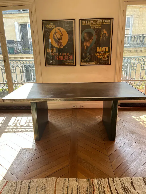Illustration numéro 2 du produit Table industrielle vintage