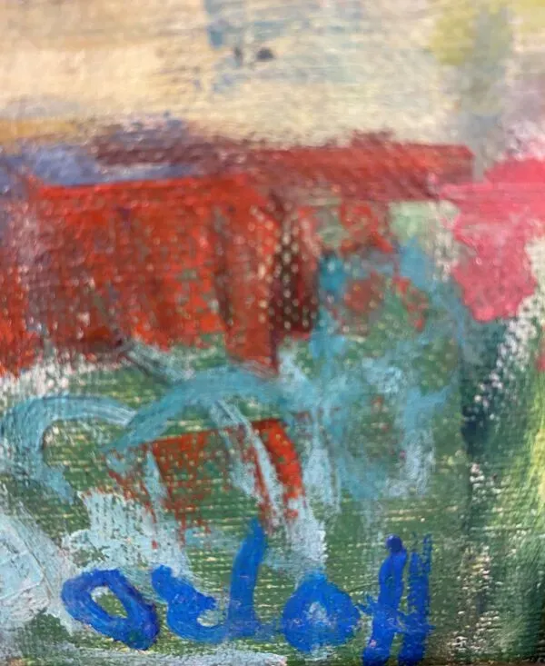 Illustration numéro 2 du produit Huile sur toile d'Alexander Orloff (1899 – 1979), Village de montagne