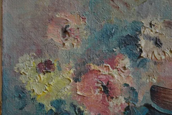 Illustration numéro 2 du produit Portrait par Henri Zayan peinture HST école Française milieu 20ème