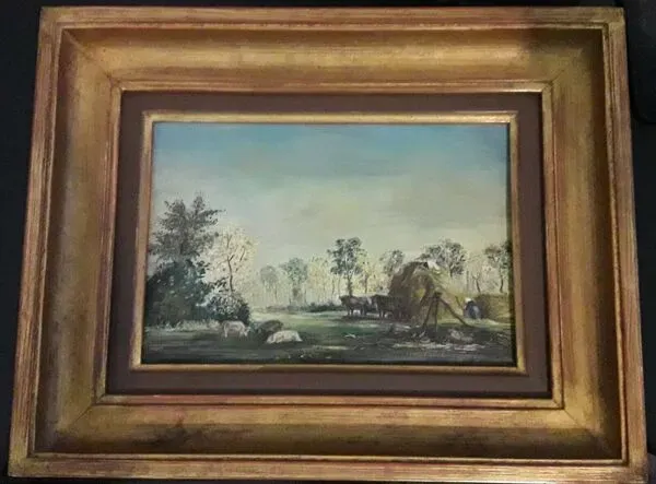 Illustration numéro 2 du produit HSP École Française XIXème Siècle ''Les Moissons