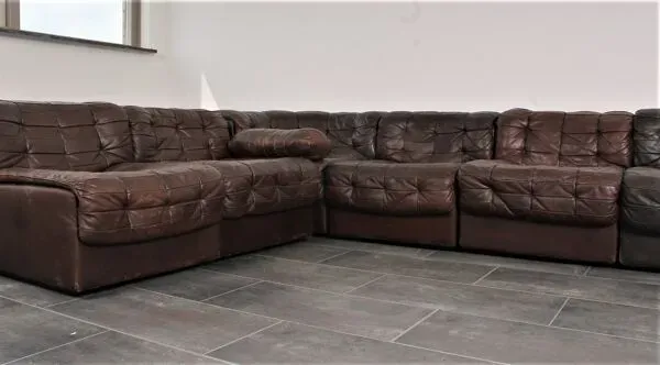 Illustration numéro 2 du produit Canapé d’angle De Sede DS-11 7 éléments