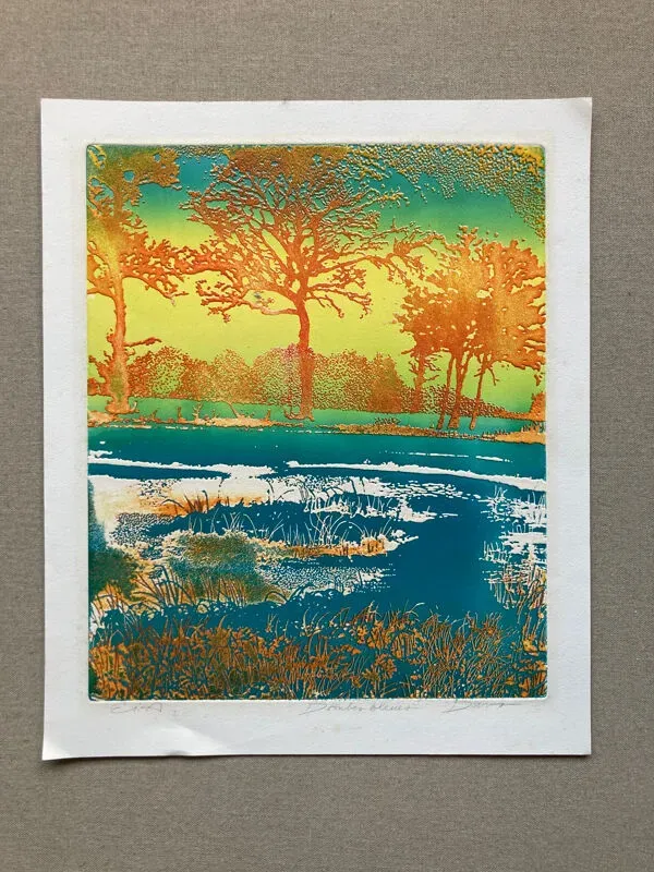 Illustration numéro 2 du produit Gravure signée Jean Davo 1970