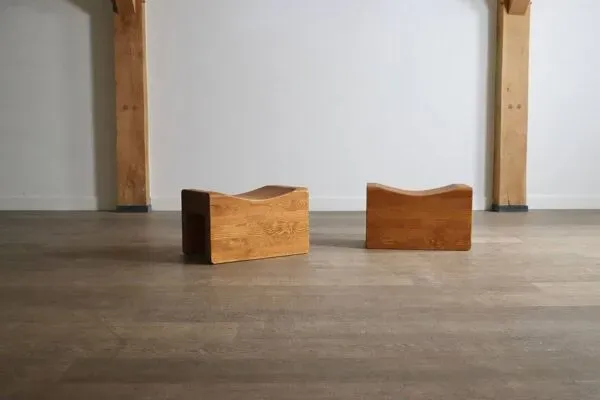 Illustration numéro 2 du produit Paire de tabourets « Palle » par KJ Pettersson & Söner, Suède, années 1970