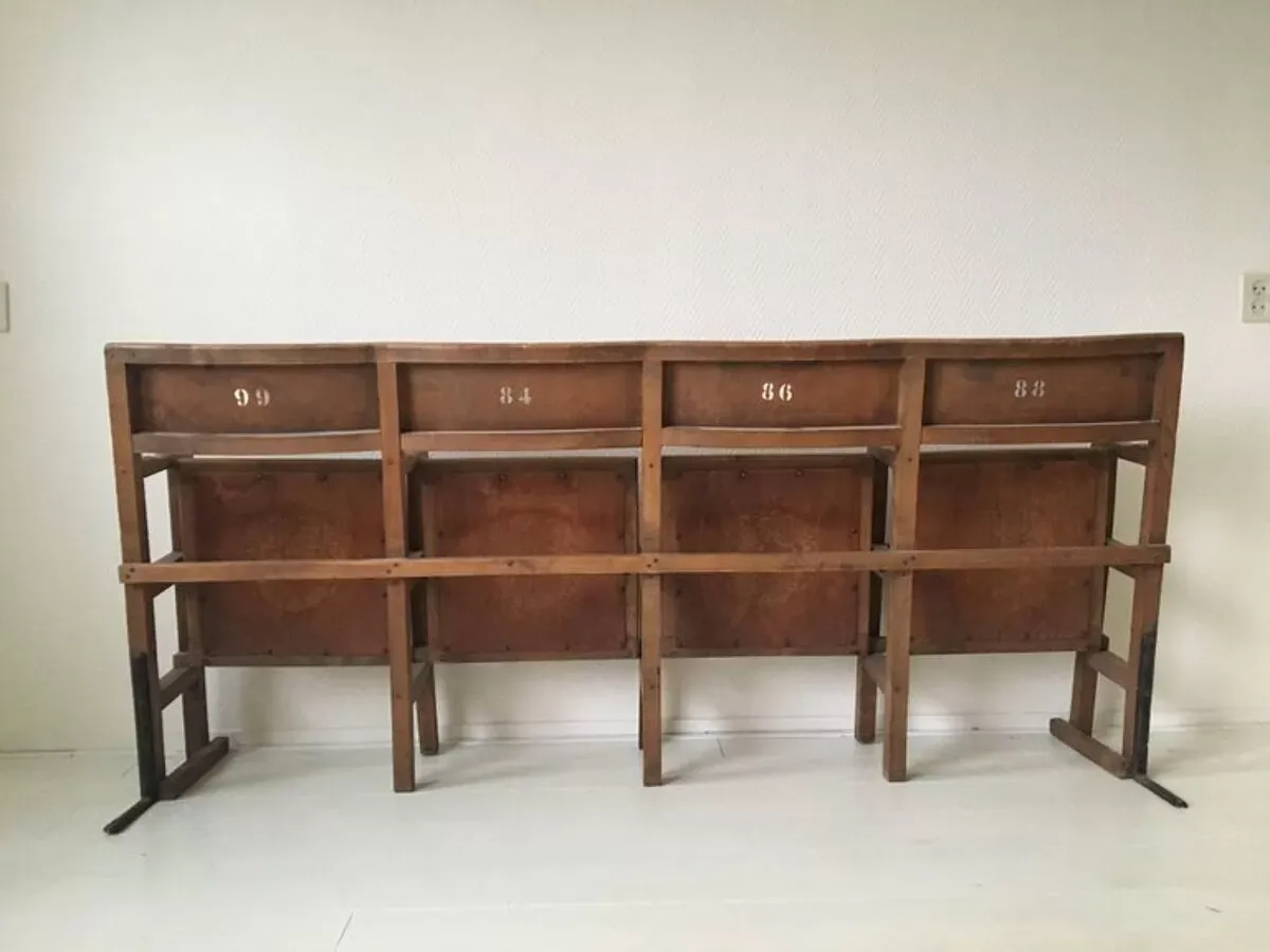 Illustration numéro 2 du produit Fauteuils de cinéma industrielles et pliables par Luterma Estonie années 1940