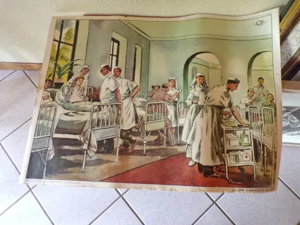 Illustration numéro 2 du produit Affiche d'école double face