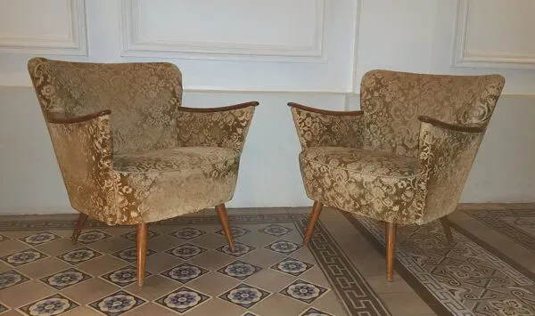 Illustration numéro 2 du produit Fauteuil club années 50-60 danois vintage