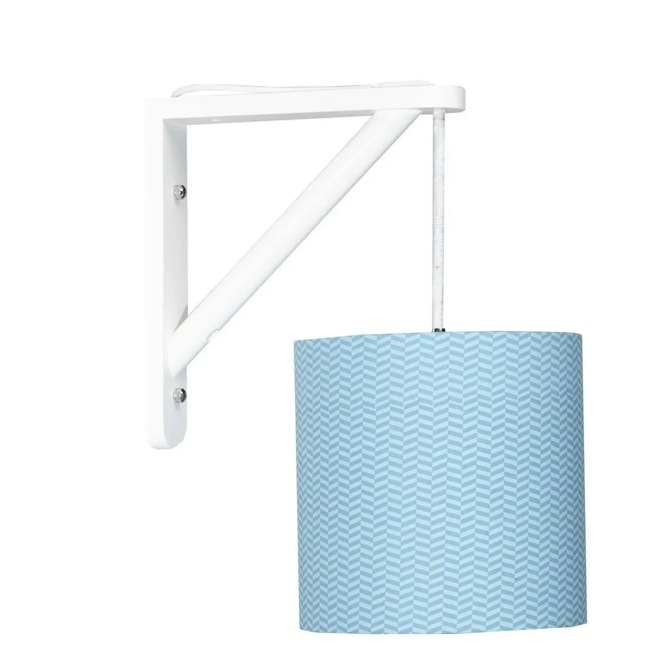 Illustration numéro 2 du produit Applique Murale En Coton - Lazare Bleu