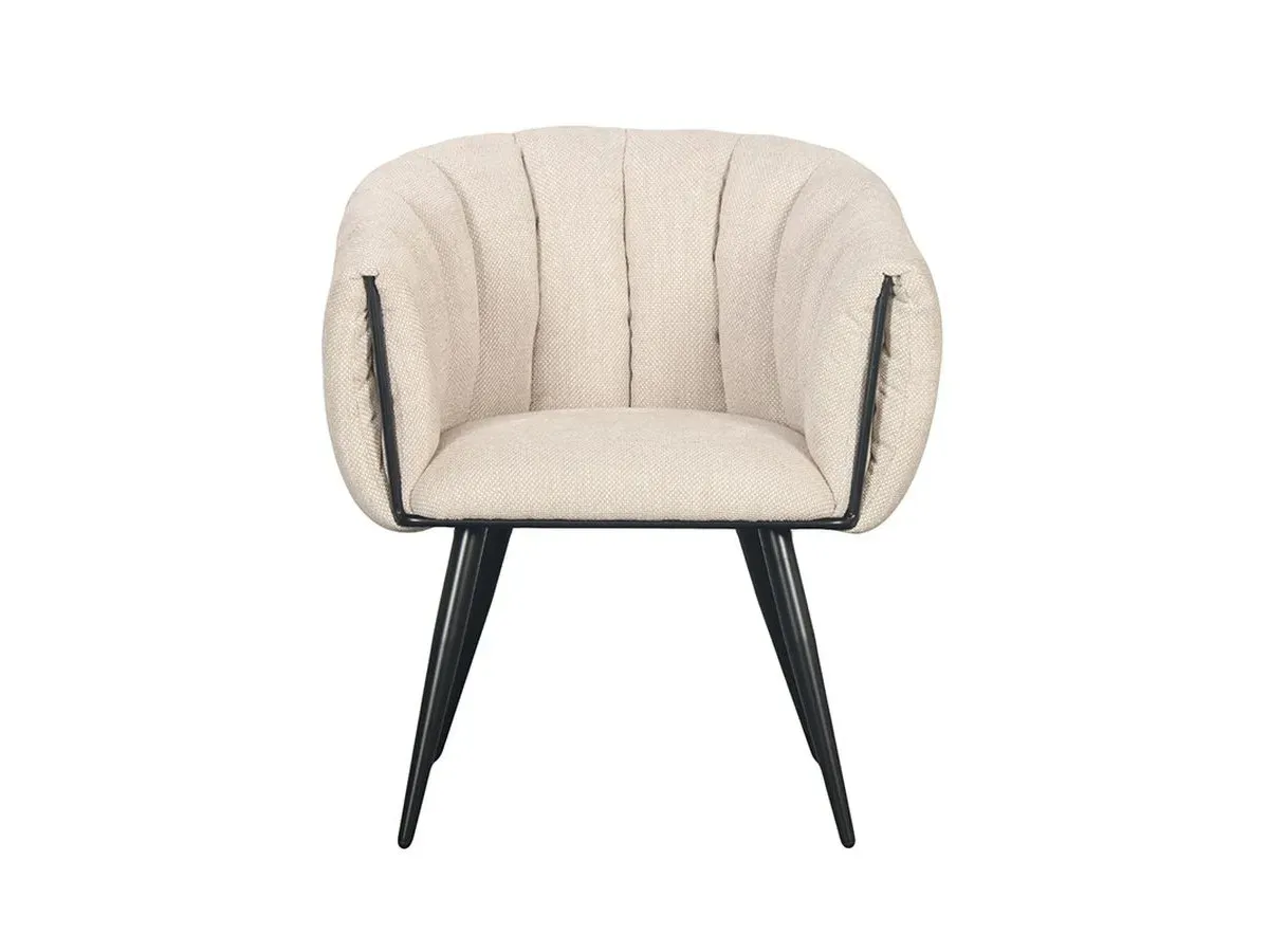 Illustration numéro 3 du produit Lot de 2 chaises ADA tissu texturé    BOBOCHIC