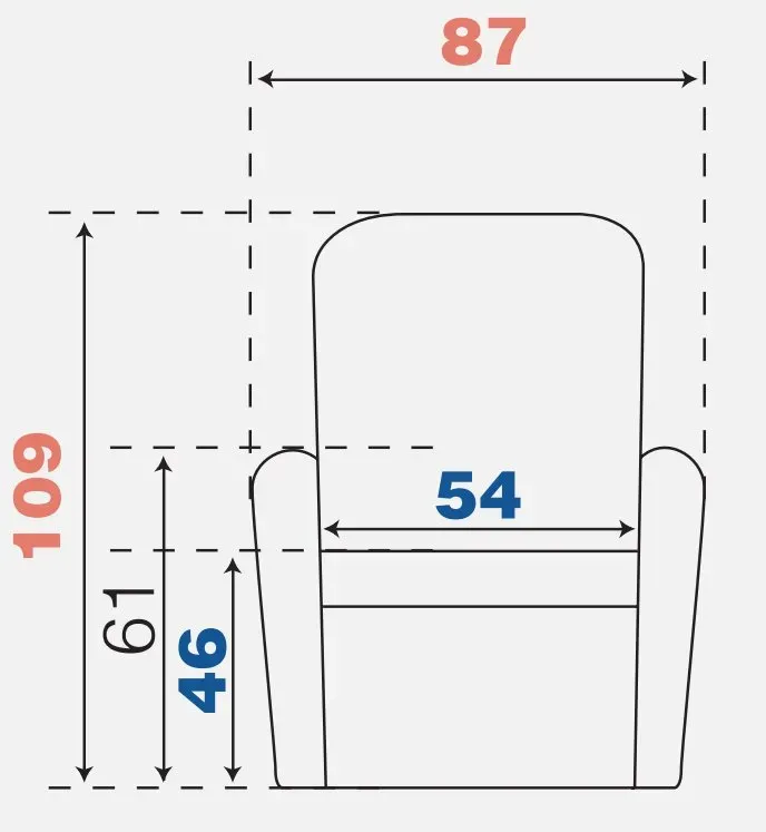 Illustration numéro 3 du produit Fauteuil fixe BLOOM tissu maillé gris foncé et gris clair