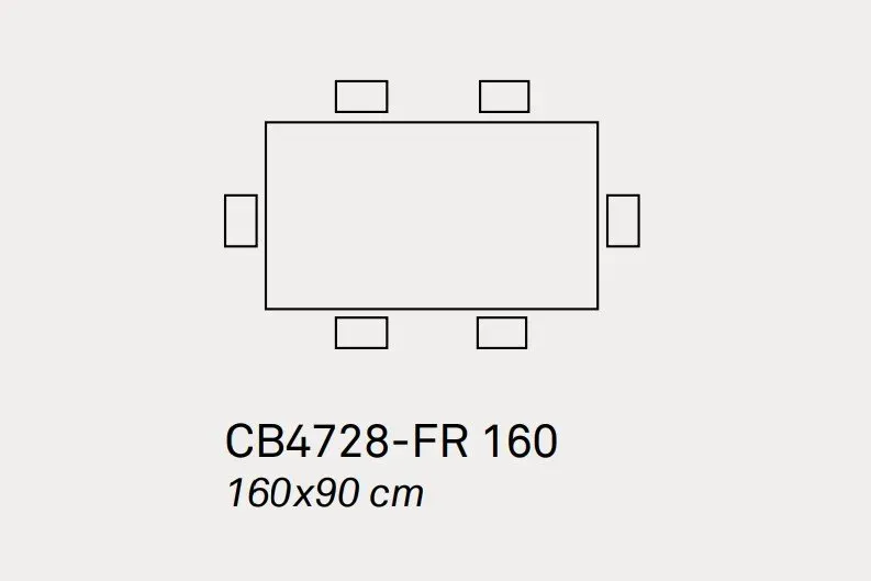 Illustration numéro 3 du produit Table repas 6 couverts MIKADO 160 cm base bois noir plateau verre trempé