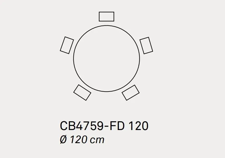 Illustration numéro 3 du produit Table repas rond 5 couverts COKTAIL base métal noir plateau stratifié blanc