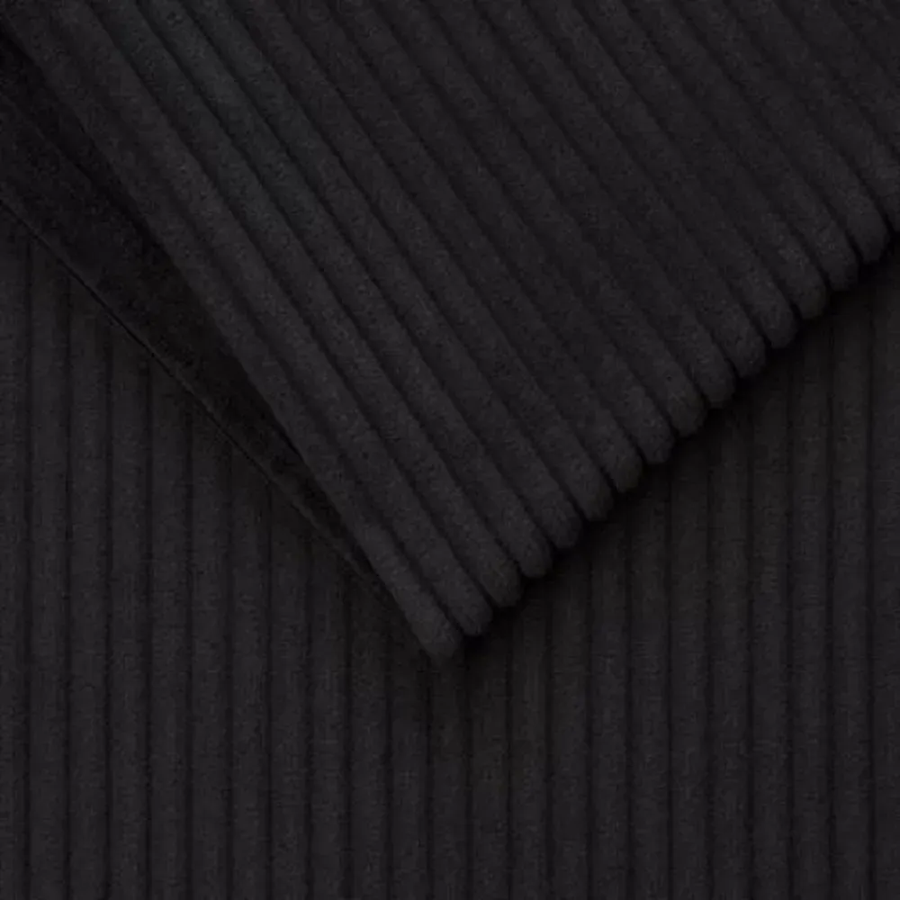 Illustration numéro 3 du produit Canapé fixe  3 places IBIZA largeur 196 cm velours côtelé zoom gris sombre