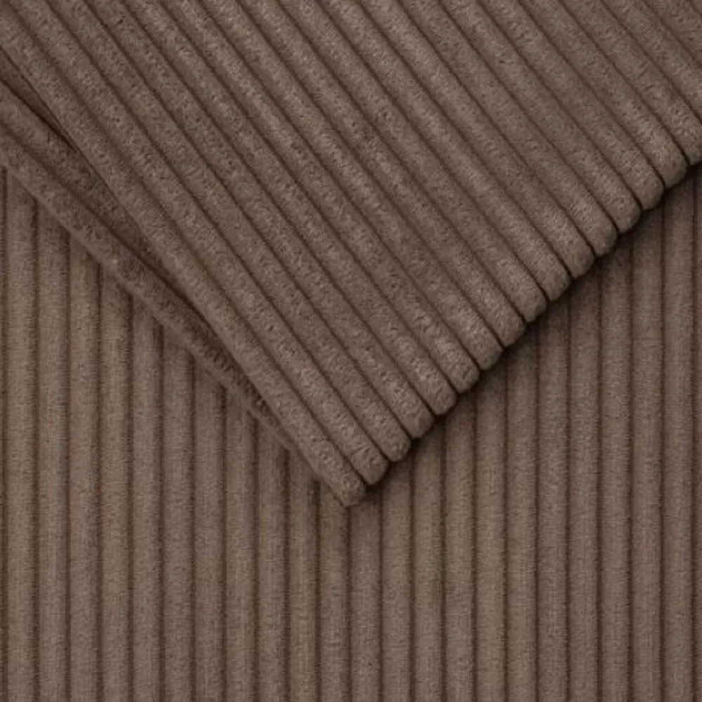 Illustration numéro 3 du produit Canapé fixe  3 places maxi IBIZA largeur 216 cm velours côtelé zoom marron