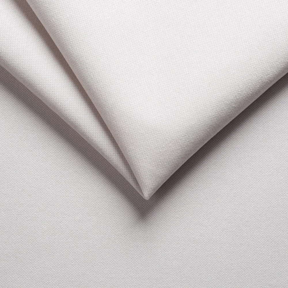 Illustration numéro 3 du produit Canapé fixe DREAMER 3 places 195 cm velours amore blanc nacre