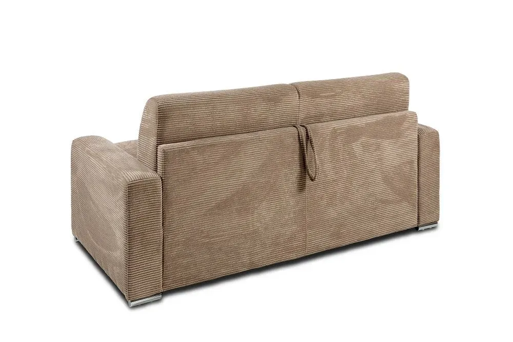 Illustration numéro 3 du produit Canapé fixe DREAMER 3 places 195 cm velours côtelé zoom caramel