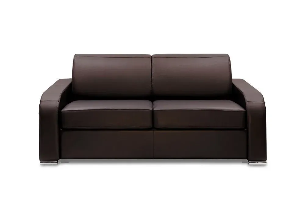 Illustration numéro 3 du produit Canapé fixe 2 places SOFIA 175 cm cuir regent chocolat