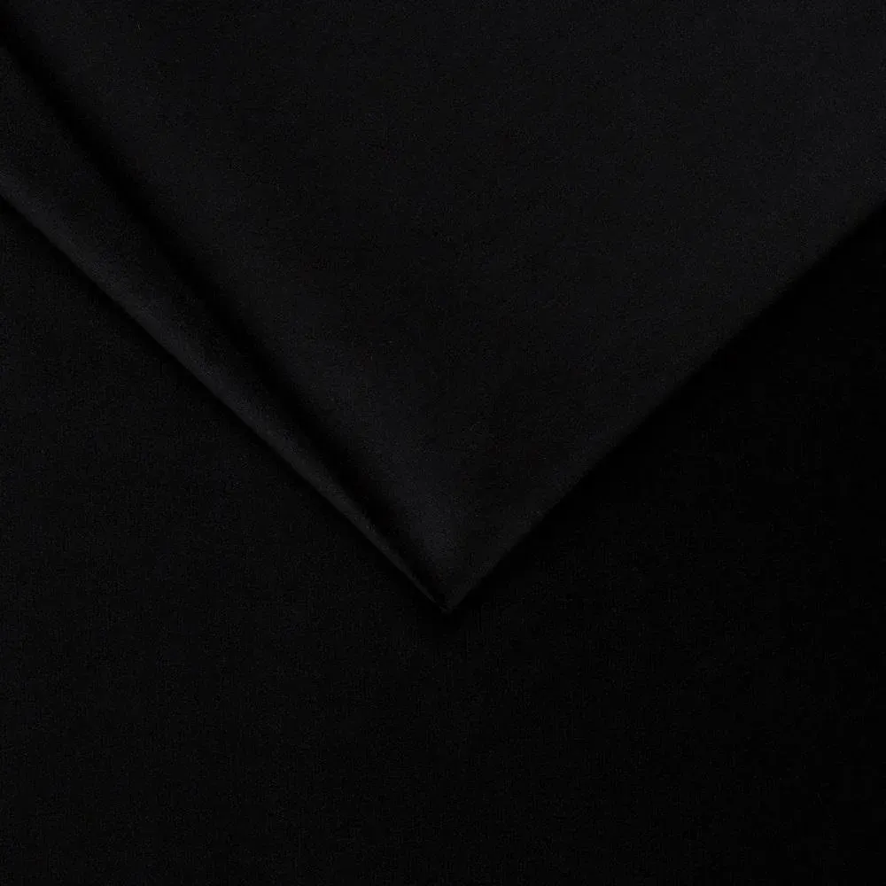 Illustration numéro 3 du produit Canapé fixe 3 places maxi SOFIA 215 cm velours velluto noir