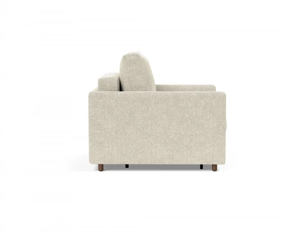 Illustration numéro 3 du produit INNOVATION LIVING  Fauteuil NEAH SLIM convertible 80x195 tissu Taura Off White