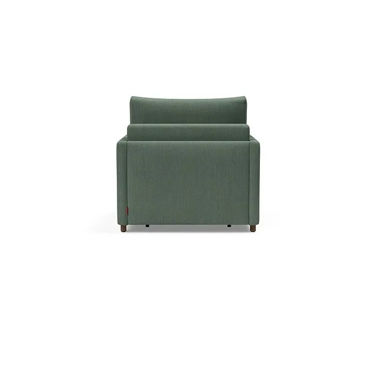 Illustration numéro 3 du produit INNOVATION LIVING  Fauteuil NEAH SLIM convertible 80x195 tissu Elegance Green