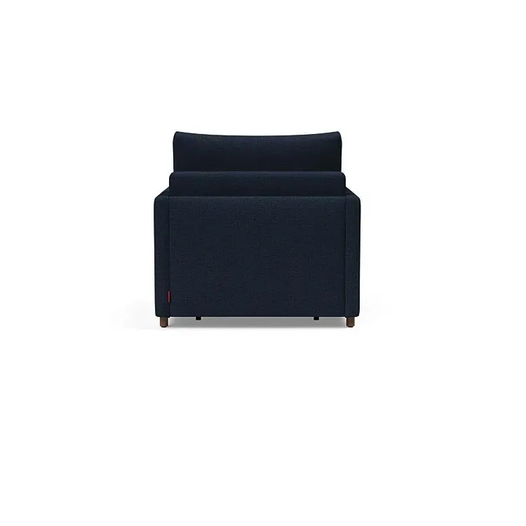 Illustration numéro 3 du produit INNOVATION LIVING  Fauteuil NEAH SLIM convertible 80x195 tissu Mixed Dance Blue