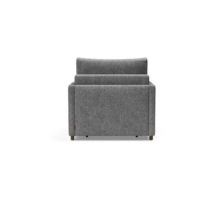 Illustration numéro 3 du produit INNOVATION LIVING  Fauteuil NEAH SLIM convertible 80x195 tissu Twist Charcoal