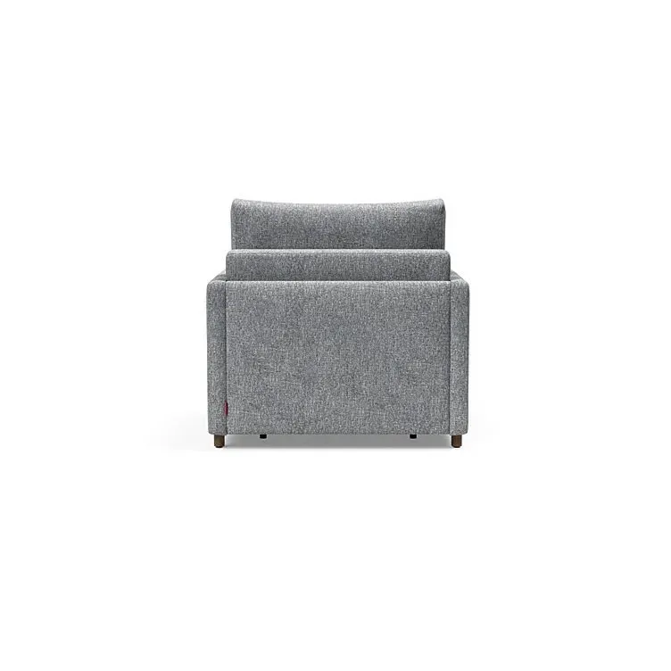 Illustration numéro 3 du produit INNOVATION LIVING  Fauteuil NEAH SLIM convertible 80x195 tissu Twist Granite