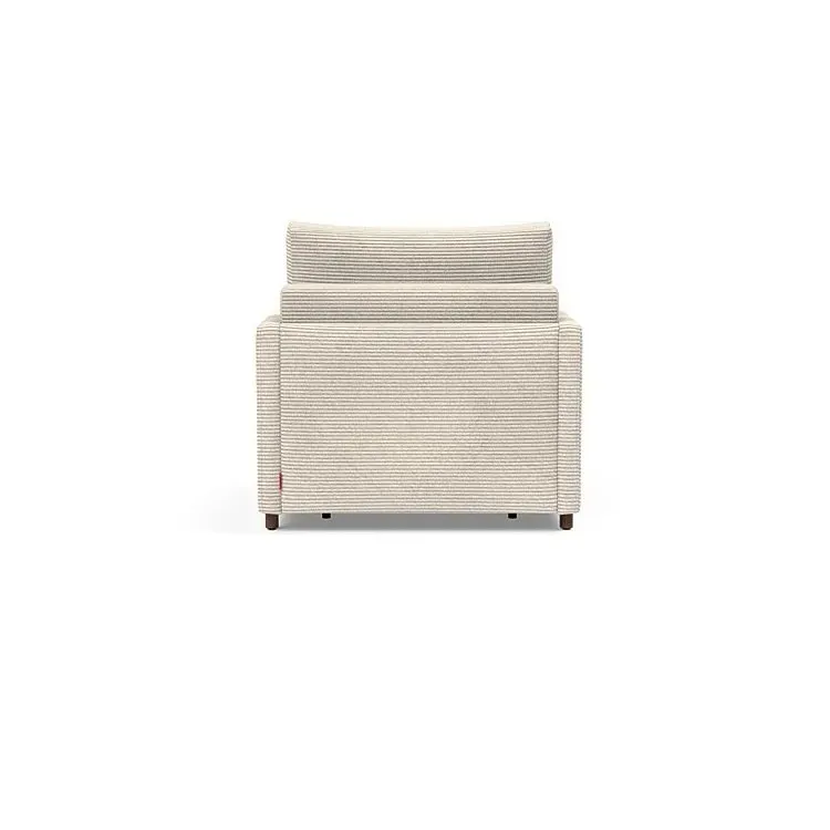 Illustration numéro 3 du produit INNOVATION LIVING  Fauteuil NEAH SLIM convertible 80x195 tissu Corduroy Ivory