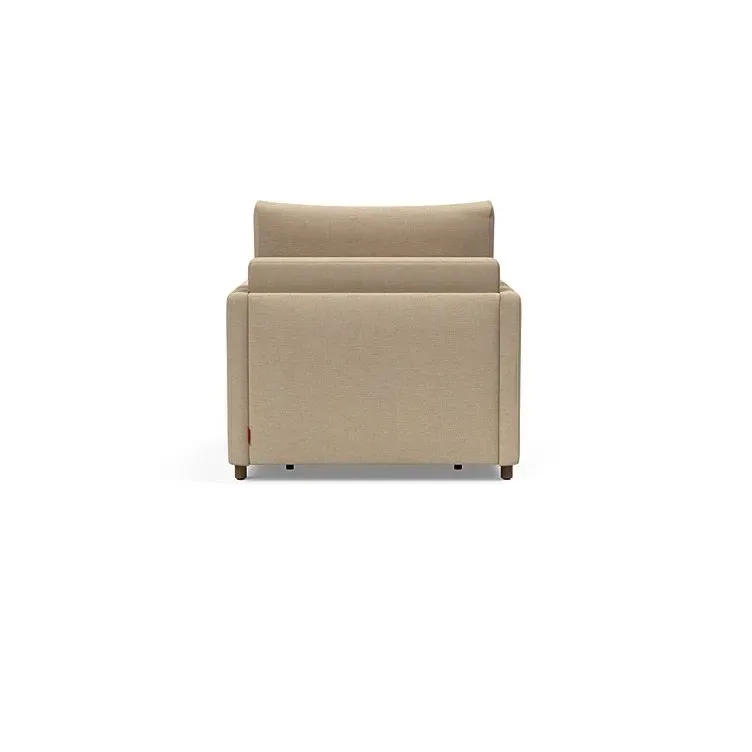 Illustration numéro 3 du produit INNOVATION LIVING  Fauteuil NEAH SLIM convertible 80x195 tissu Phobos Mocha