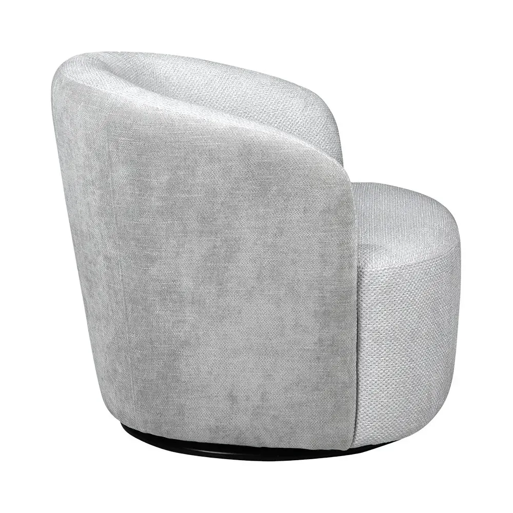Illustration numéro 3 du produit Fauteuil cabriolet GALEO pivotant 360 tissu duveté et sweet gris clair