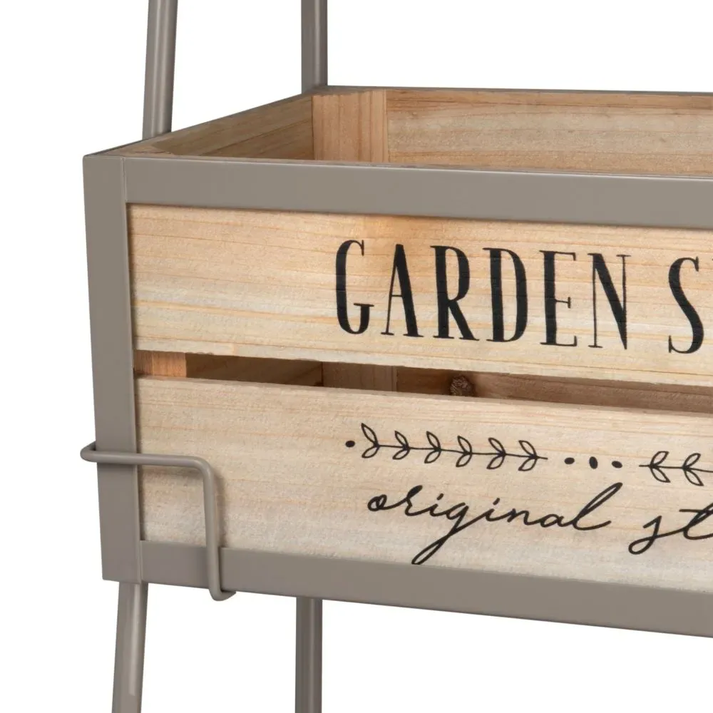 Illustration numéro 3 du produit Petit meuble de rangement 3 cagettes