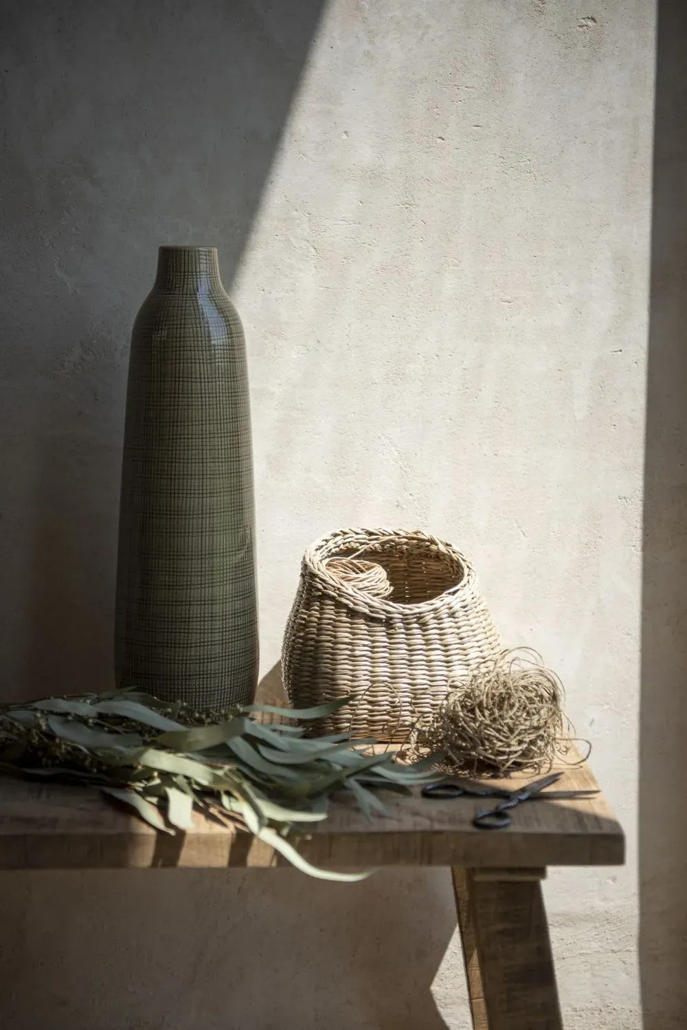 Illustration numéro 3 du produit Petit panier à suspendre en fibre végétale