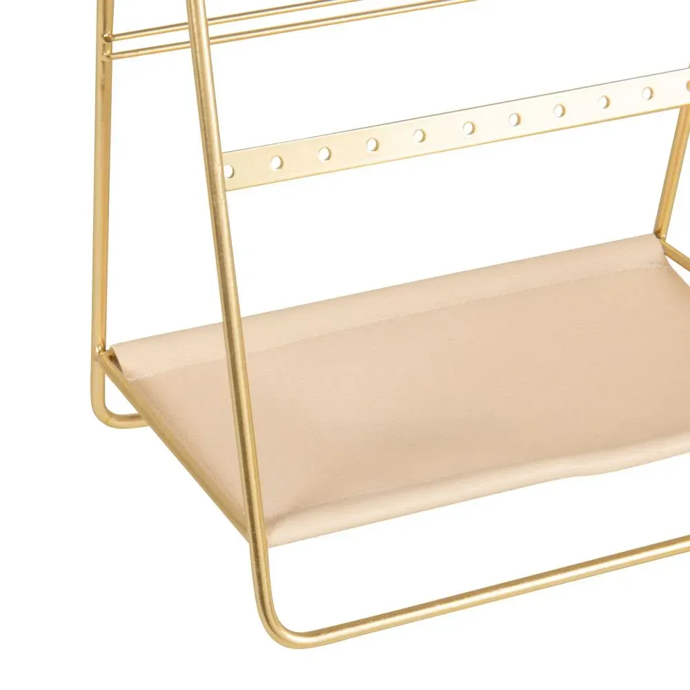 Illustration numéro 3 du produit Porte bijoux en métal rose et doré