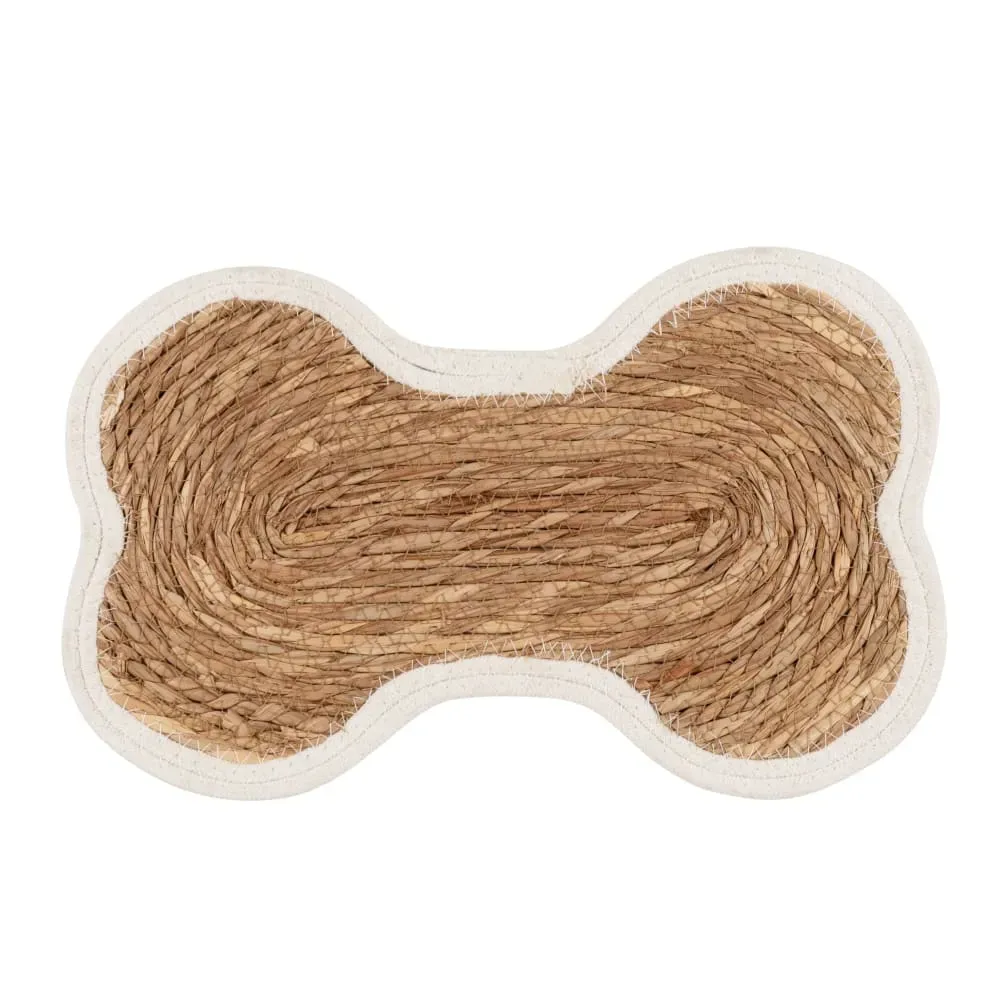 Illustration numéro 3 du produit Tapis os en jacinthe d'eau tressée