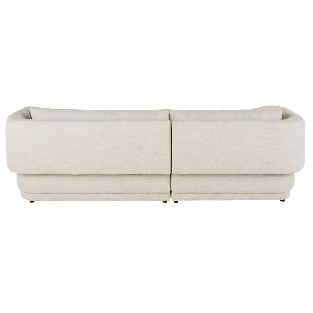 Illustration numéro 3 du produit Canapé d'angle droit 3/4 beige sable