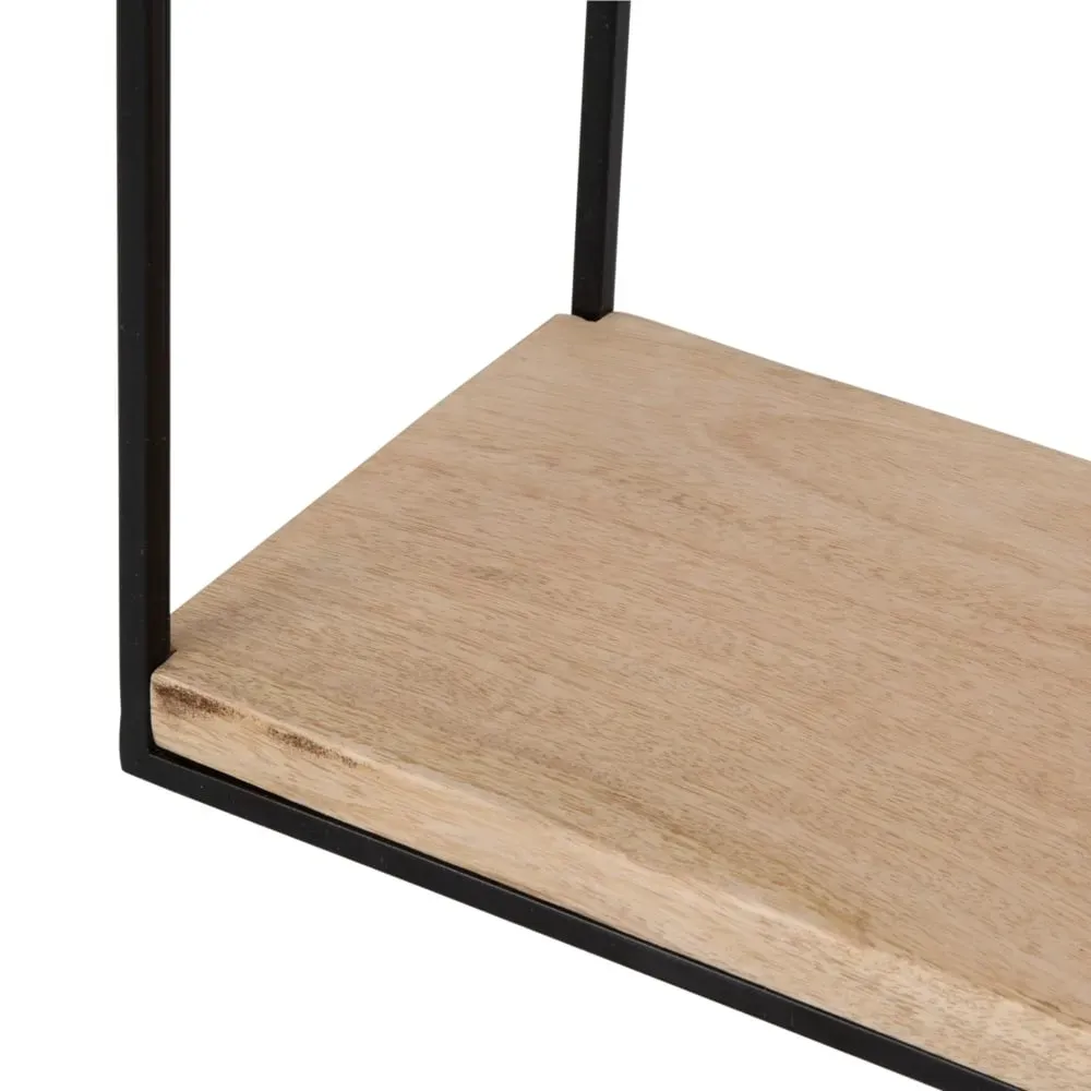 Illustration numéro 3 du produit Etagère en manguier et métal