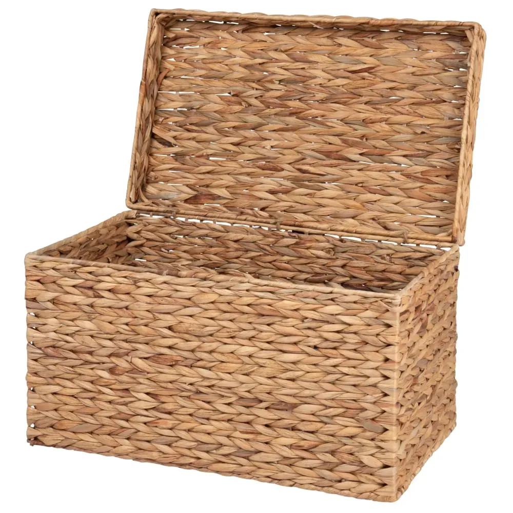 Illustration numéro 3 du produit Malle en fibre végétale 55x30x30