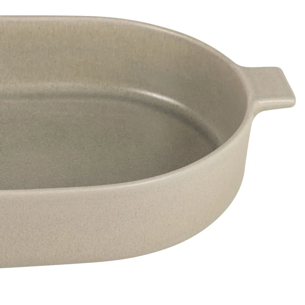 Illustration numéro 3 du produit Plat à gratin en grès vert L36