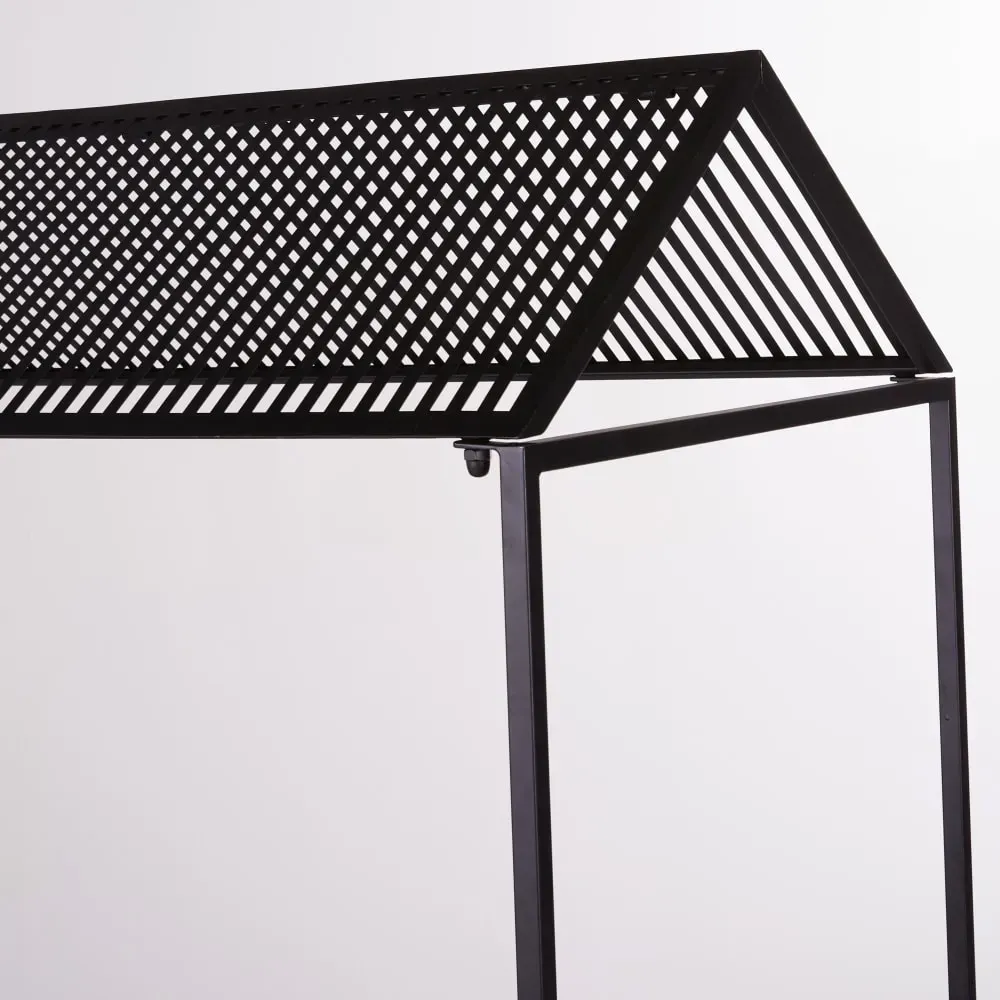 Illustration numéro 3 du produit Chariot en acier noir