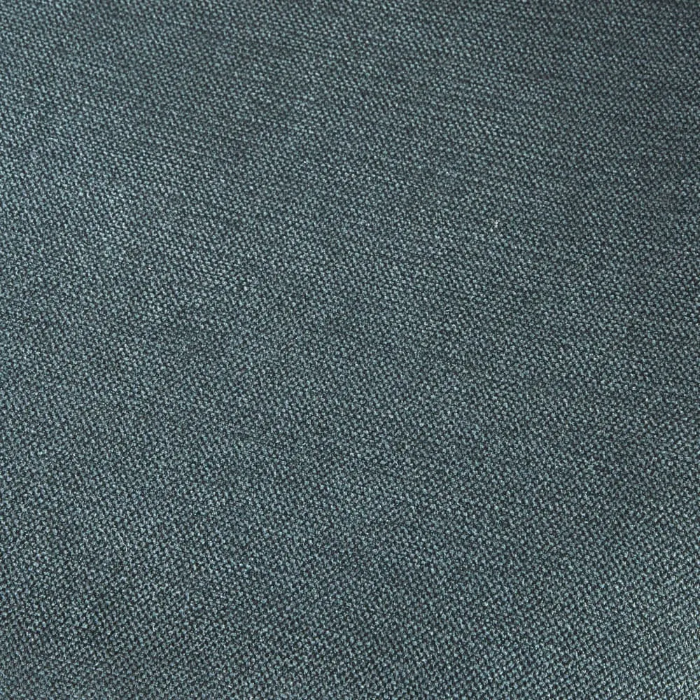 Illustration numéro 3 du produit Chaise en tissu chenille bleu et pieds en acier noir