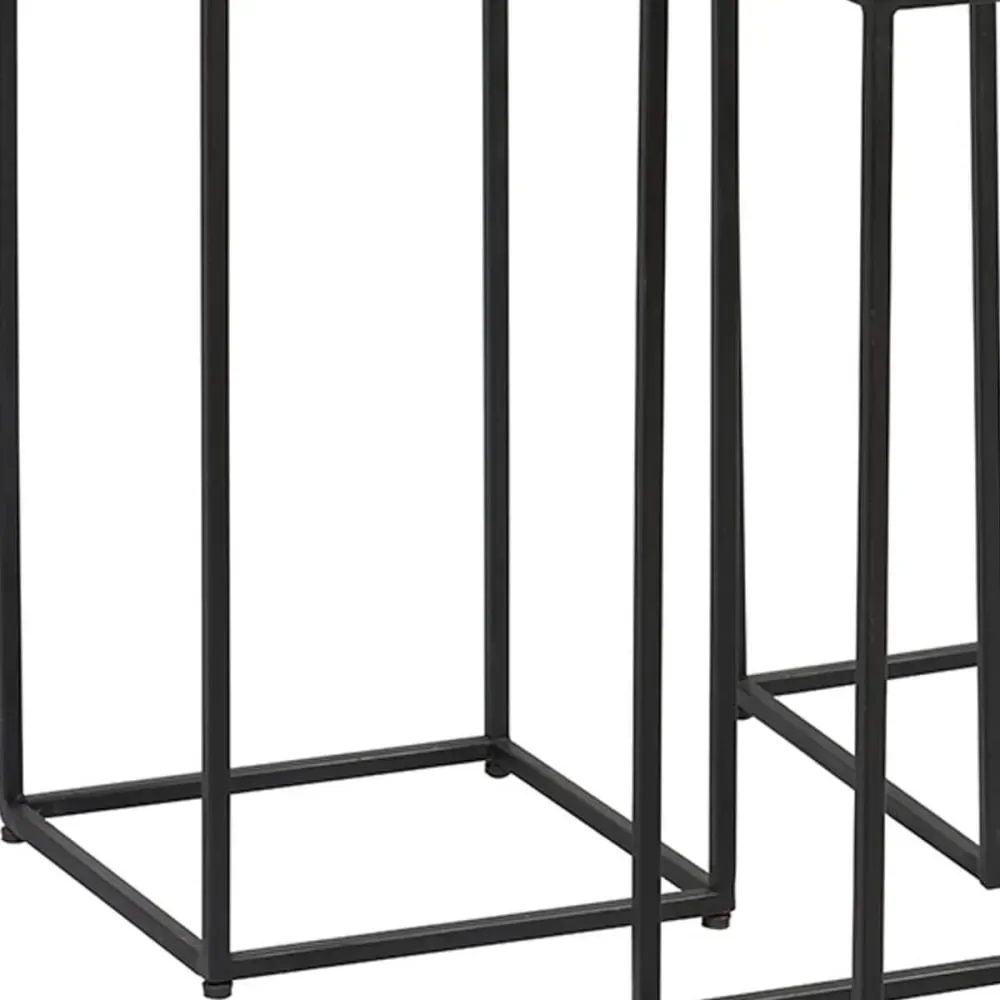 Illustration numéro 3 du produit Ensemble  de 3 sellettes gigognes