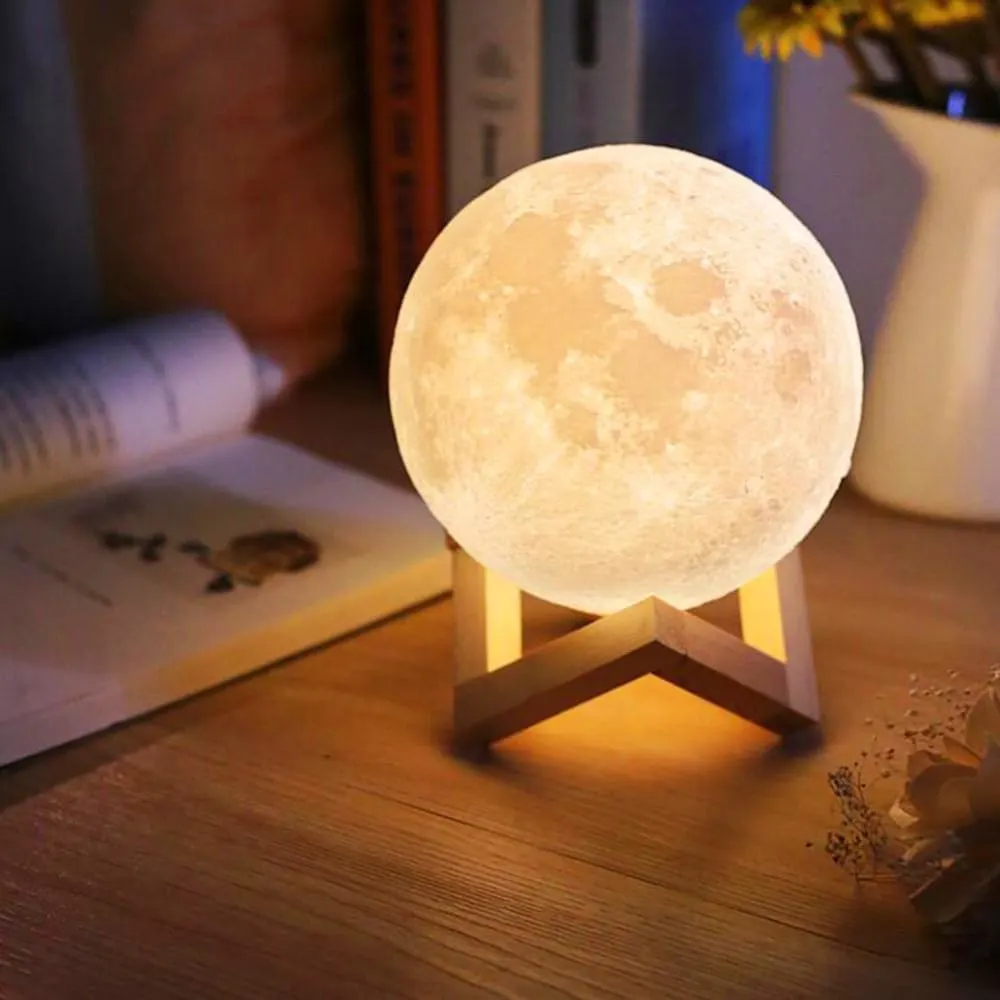 Illustration numéro 3 du produit Lampe à poser pleine lune 8cm