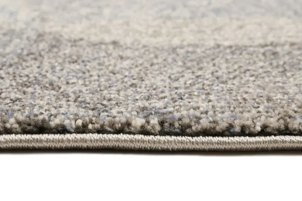 Illustration numéro 3 du produit Tapis motif cercles vintage nuances d'hiver 225x160