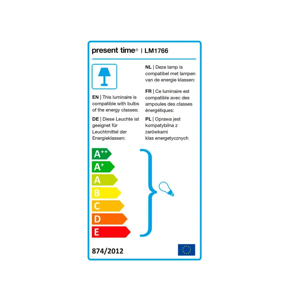 Illustration numéro 3 du produit Lampe de Table fer couleur or 39x20cm