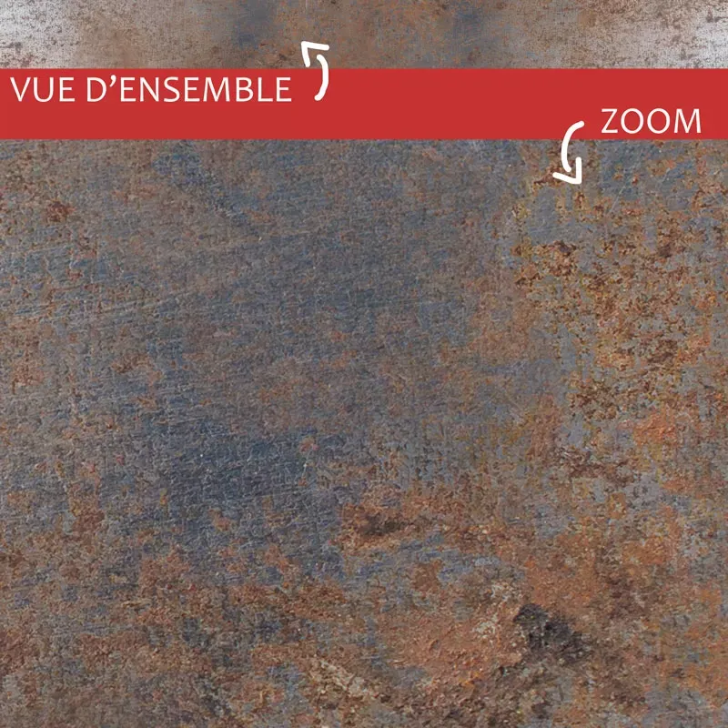 Illustration numéro 3 du produit Plinthe PVC lot de 25 L200xH. 8cm Marron Rouille Indus