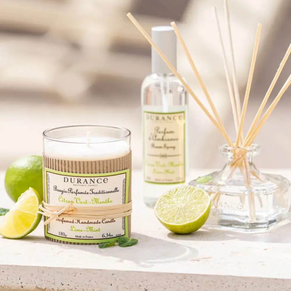 Illustration numéro 3 du produit Bougie Parfumée Citron Vert Menthe