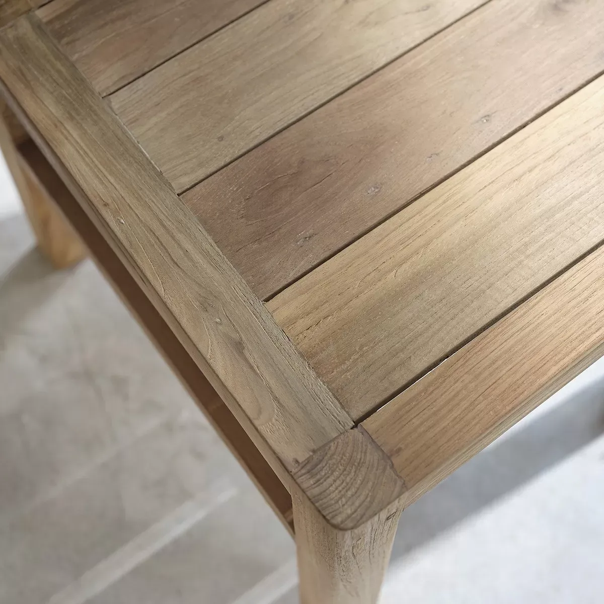 Illustration numéro 3 du produit Chaise en teck recyclé massif